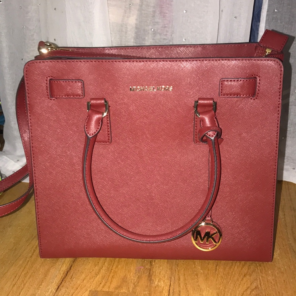 Michael Kors Dillon Large Saffiano Leather Satchel